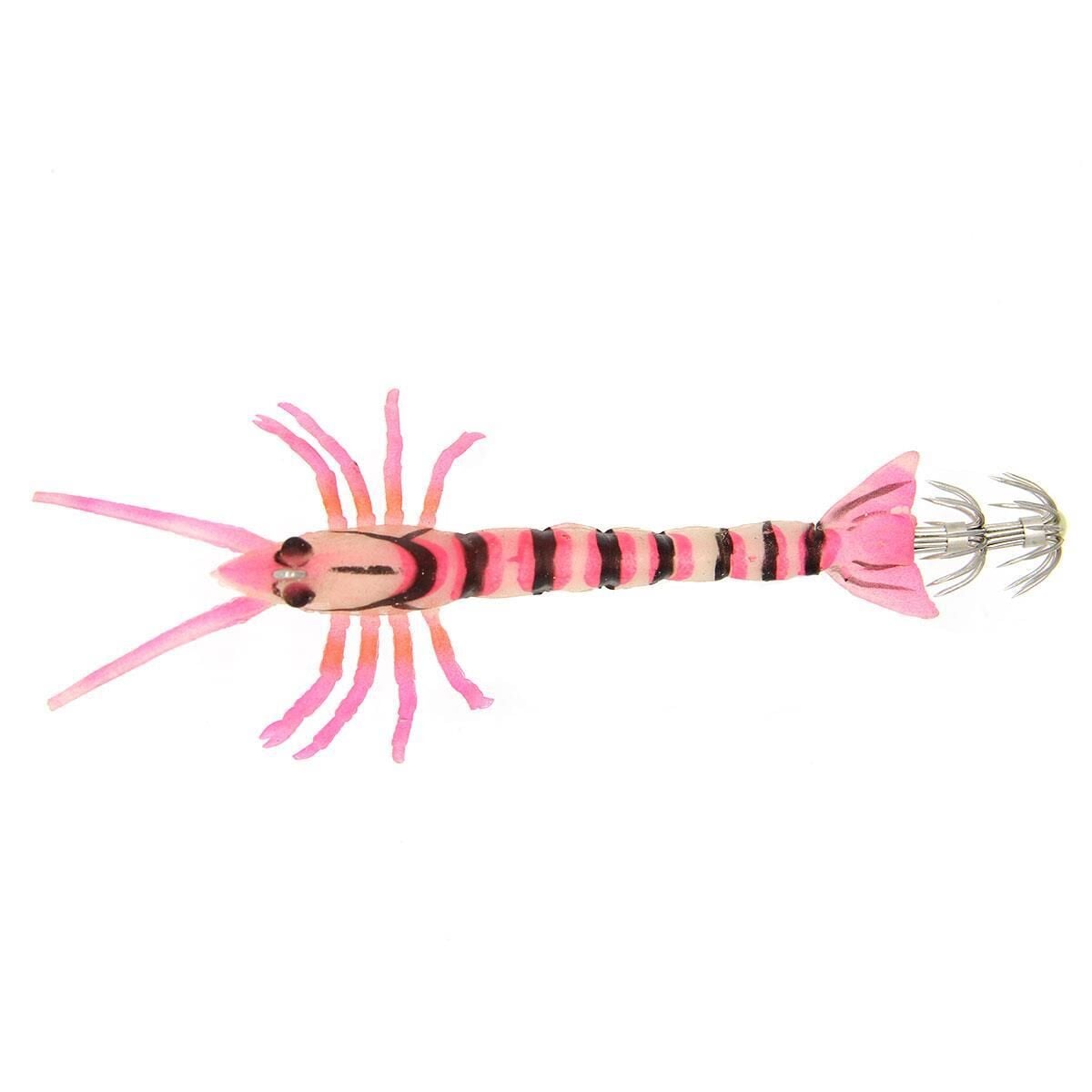 Savage Gear 3D TPE Shrimp Egi Jig 9,2cm 14gr Kalamar Zokası Pink Glow