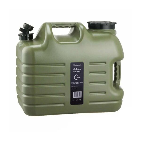 Madfox Galon Air PE Musluklu Su Bidonu 24 Litre GREEN