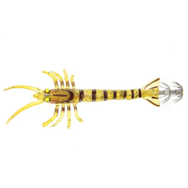 Savage Gear 3D TPE Shrimp Egi Jig 9,2cm 14gr Kalamar Zokası Golden