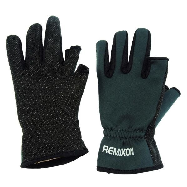 Remixon Kesik Parmak Neopren Eldiven Yeşil YEŞİL - M
