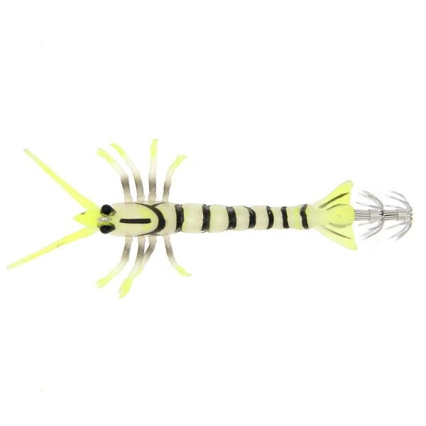 Savage Gear 3D TPE Shrimp Egi Jig 9,2cm 14gr Kalamar Zokası Yellow Glow