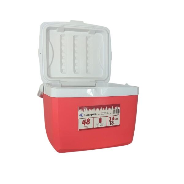 Freeze Peak Sunset Glide 14 QT Soğutucu Buzluk 13 Litre KIRMIZI