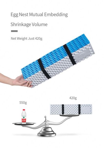 Naturehike Akordiyon Katlanır Kamp Matı | Z Mat | HAKİ