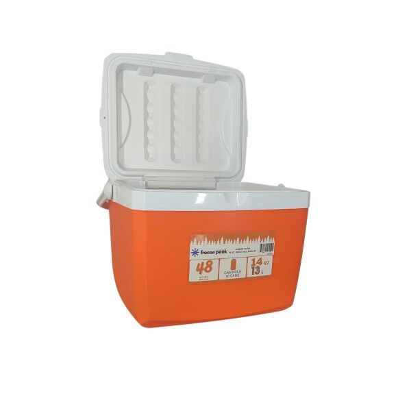 Freeze Peak Sunset Glide 14 QT Soğutucu Buzluk 13 Litre TURUNCU