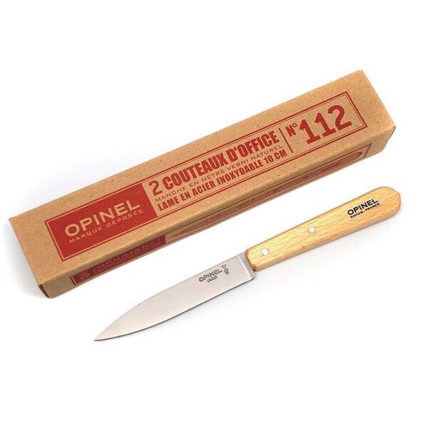 Opinel Les Essentials 2'li Gürgen Saplı Soyma Bıçağı Naturel