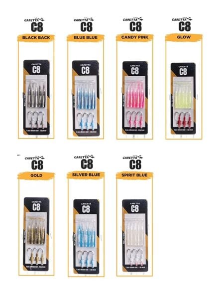 Caretta C8 8cm 5.5gr Silikon Yem