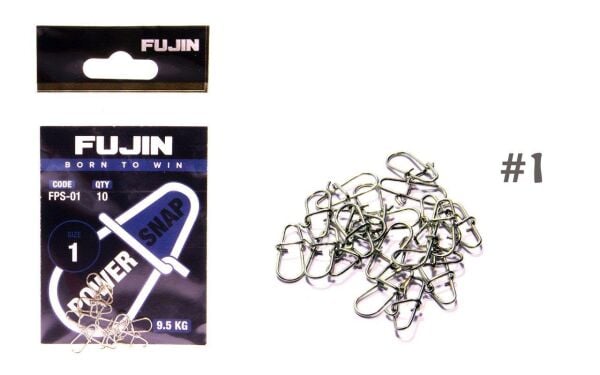 Fujin Power Snap Maket Balık ve LRF Klipsi NO:1