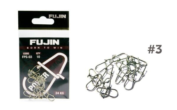 Fujin Power Snap Maket Balık ve LRF Klipsi NO:3