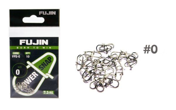 Fujin Power Snap Maket Balık ve LRF Klipsi NO:3