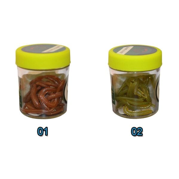Baohua Lure SilkWorm Shrimp Flavor 28gr Silikon Yem