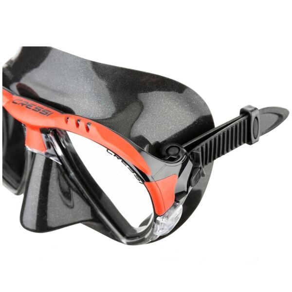 Cressi Matrix Dalış Maskesi BLACK/RED