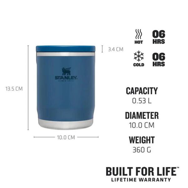 Stanley Adventure To-Go Food Jar 0,53 Litre Yemek Termosu MAVİ