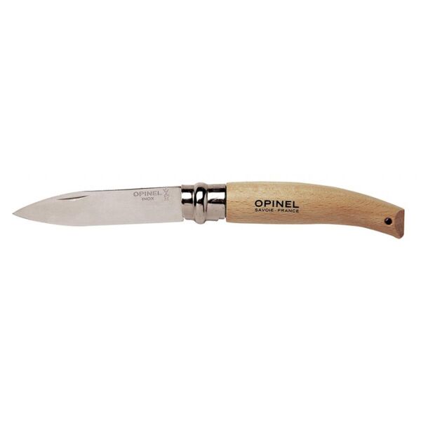 Opinel Inox No 8 Kayın Saplı Paslanmaz Bağ Çakısı