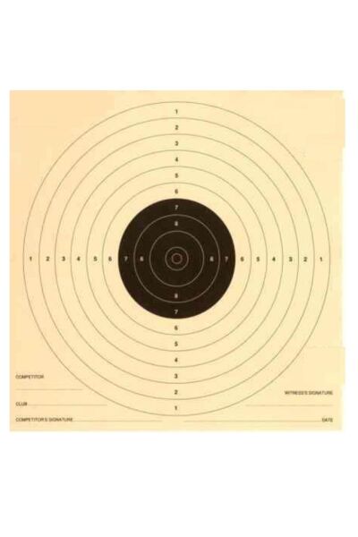 Tabanca Hedef Kağıdı