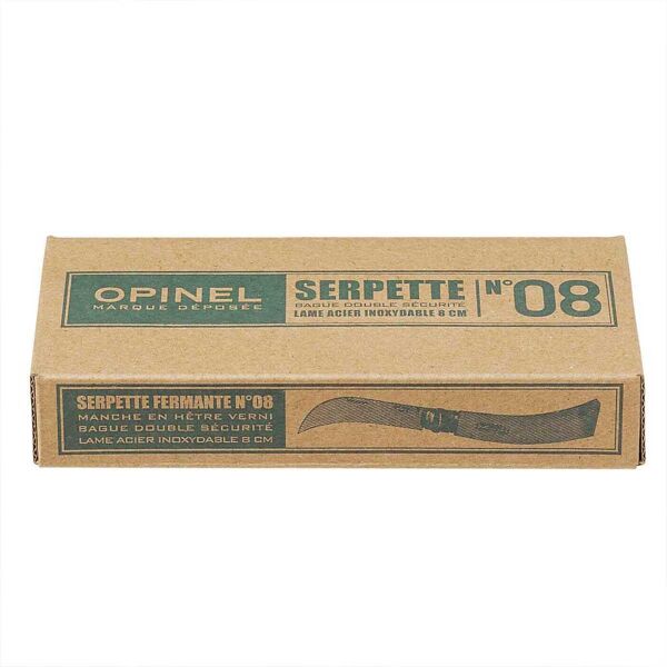 Opinel Inox No 8 Kayın Saplı Paslanmaz Çelik Bag Çakısı