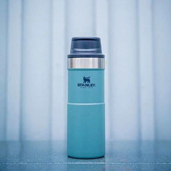 Stanley Klasik Trigger-Action Termos Bardak 0.35 LT Toz Mavi