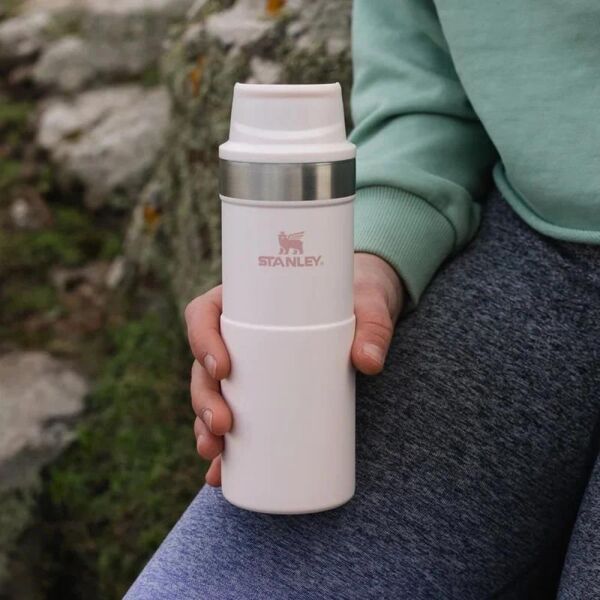 Stanley Klasik Trigger-Action Termos Bardak 0.35 LT AÇIK PEMBE