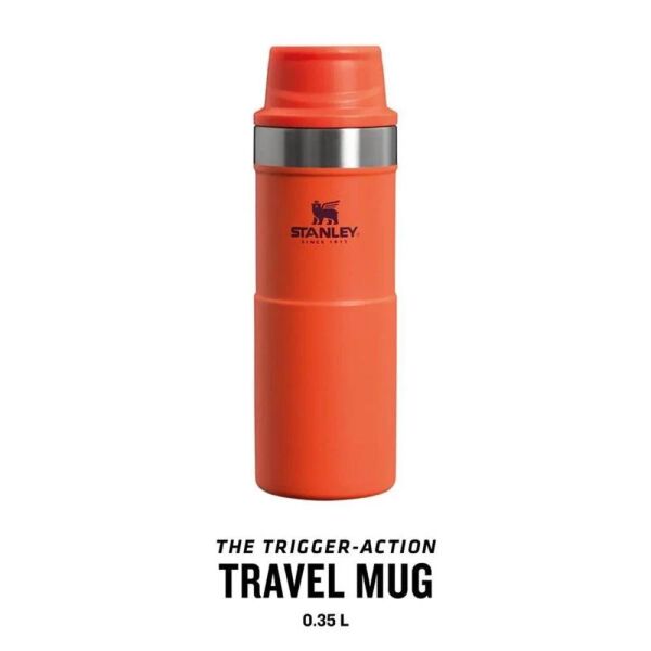 Stanley Klasik Trigger-Action Termos Bardak 0.35 LT Koyu Turuncu