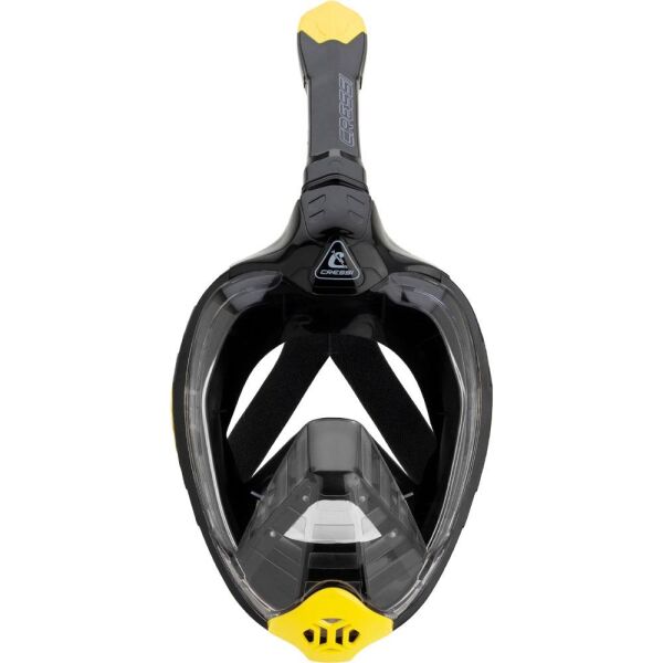 Cressi Bali Tam Yüz Maske BLACK / YELLOW - L/XL