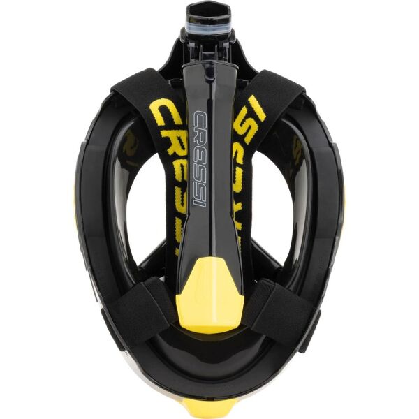Cressi Bali Tam Yüz Maske BLACK / YELLOW - L/XL