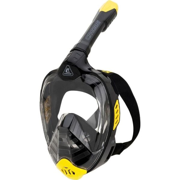 Cressi Bali Tam Yüz Maske BLACK / YELLOW - L/XL