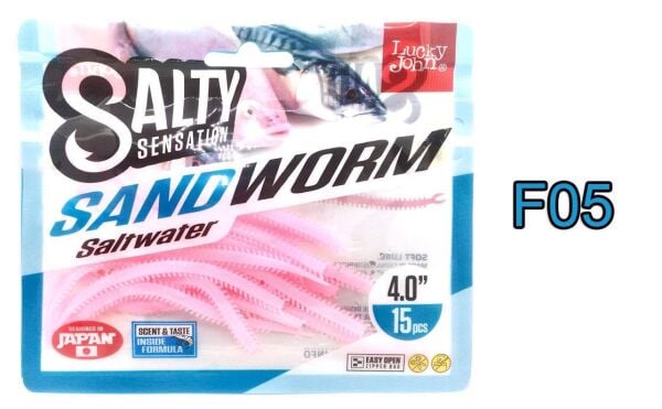 Lucky John Sandworm SaltWater 10Cm Lrf Silikon Yem