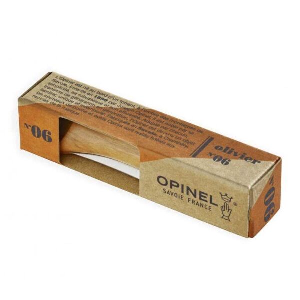 Opinel Inox No 6 Zeytin Ahşap Saplı Paslanmaz Çelik Çakı