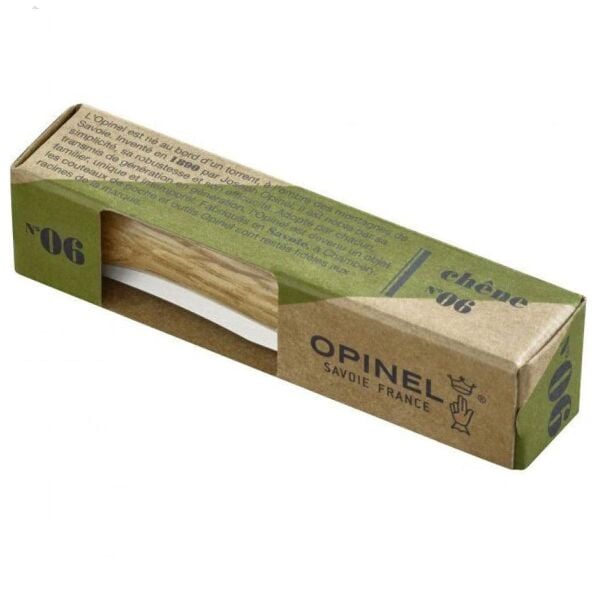 Opinel Inox No 6 Meşe Saplı Paslanmaz Çelik Çakı
