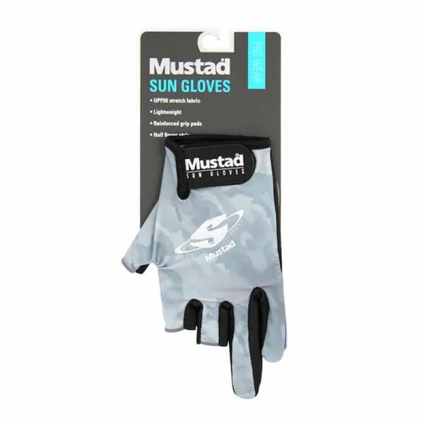 Mustad Sun Gloves UV Korumalı Balıkçı Eldiveni XL