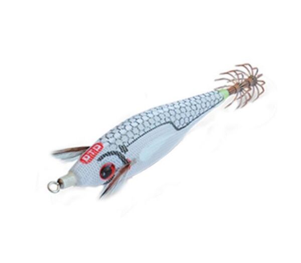 DTD White Killer Bukva 2.5 Ultimate Squid Jig 70 mm 9.9 gr Kalamar Zokası WHİTE