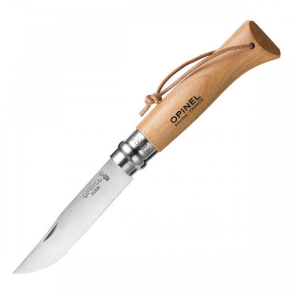 Opinel Inox No 8 Kayın Saplı Paslanmaz Çelik Çakı