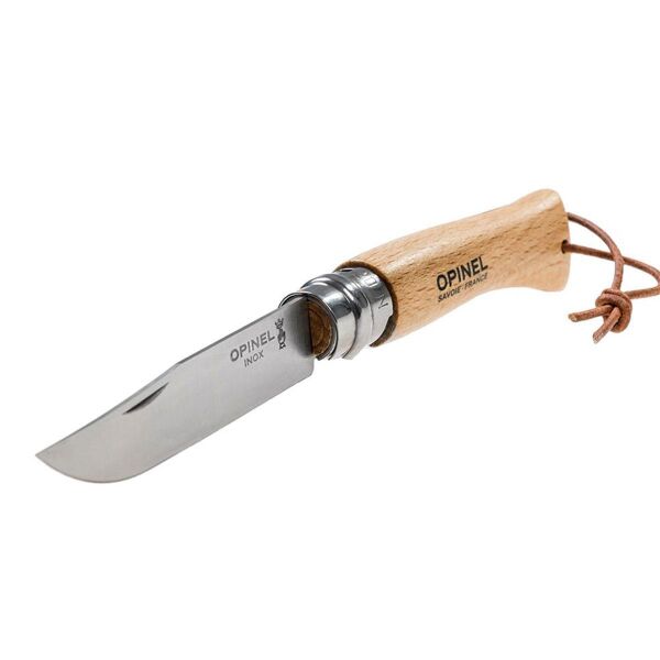 Opinel Inox No 8 Kayın Saplı Paslanmaz Çelik Çakı