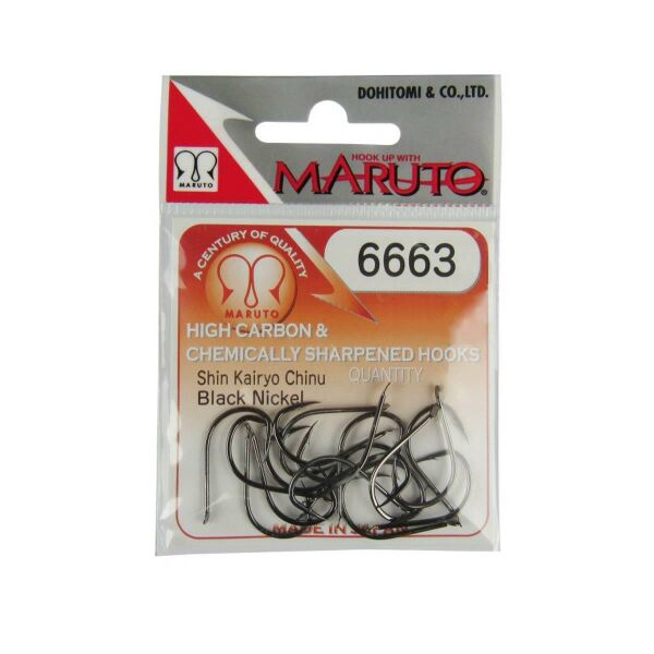 Maruto 6663-BN Shin-Kairyo Black Nikel Olta İğnesi Black Nickel - NO:6
