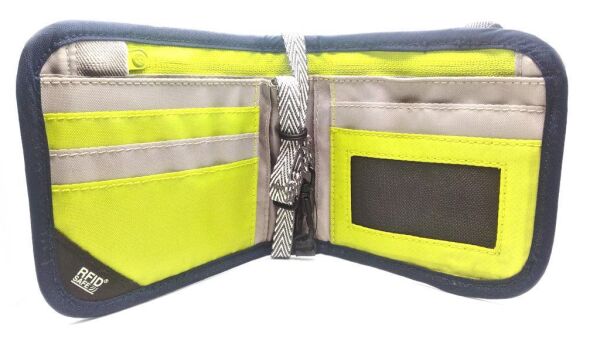 Pacsafe Rfidsafe V100 Blocking Bi-Fold Wallet Anti-Teft Cüzdan