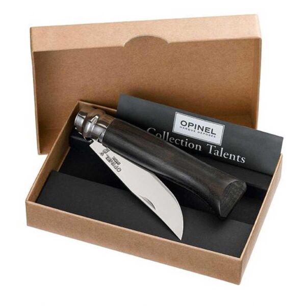Opinel No 8 Abanoz Saplı Paslanmez Çelik Çakı (Kutulu)