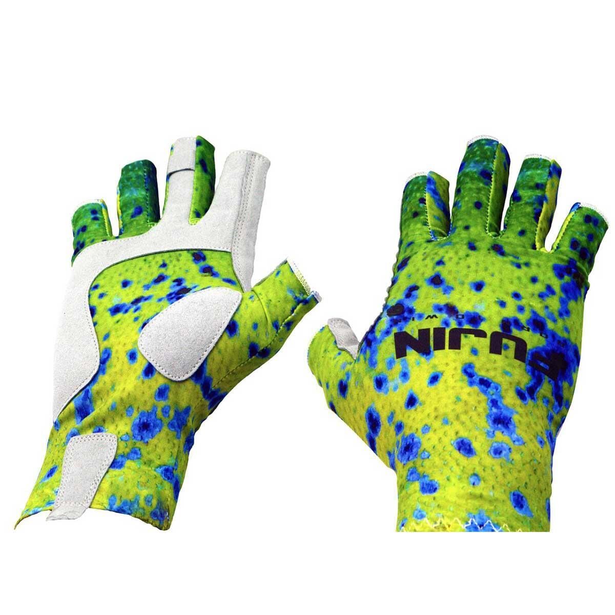 Fujin Sportif Balıkçı Eldiveni YEŞİL - L-XL