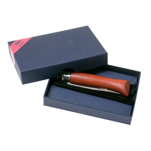 Opinel Inox No 8 Padouk Saplı Paslanmaz Çelik Çakı (Kutulu)