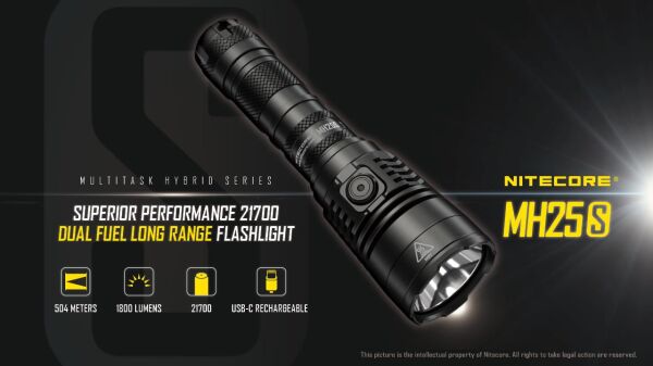 Nitecore MH25S 1800 Lümen El Feneri ( 1x18650 )