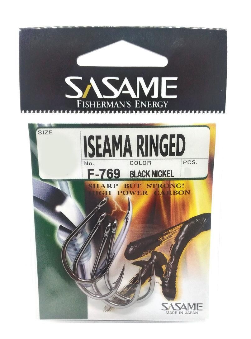 Sasame Iseama Rınged Black Nikel Olta İğnesi NO:9 - Black Nickel