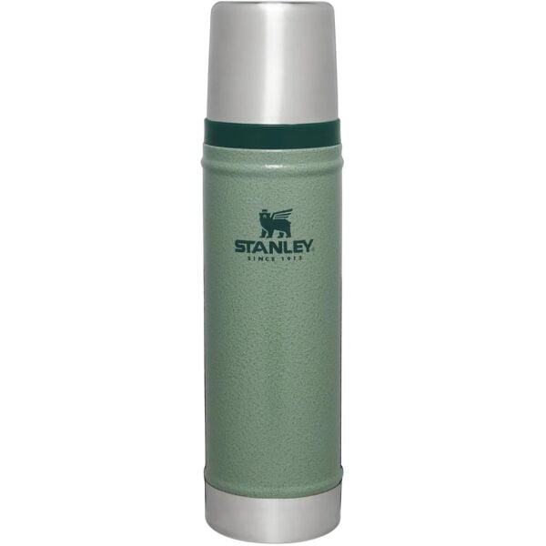 Stanley Klasik Vakumlu Çelik Termos 0,60 Lt Hammertone Green