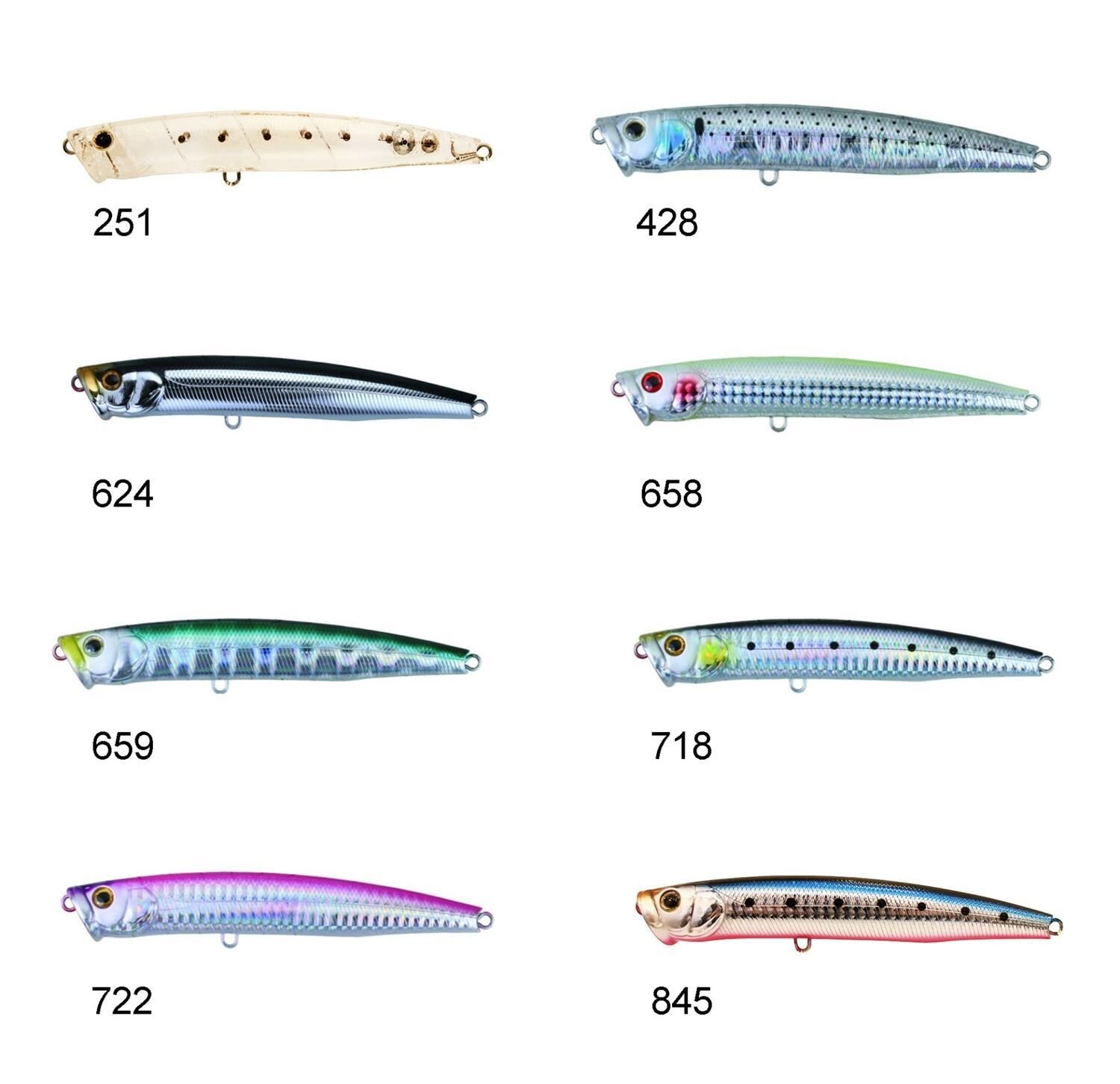 Zipbaits Skinny Pop Floating 130mm Su Üstü Popper 24gr Maket Balık 722