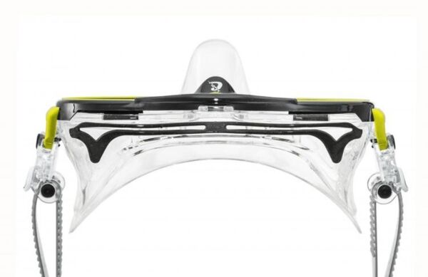 Cressi Air Dalış Maskesi CRYSTAL-BLACK-YELLOW