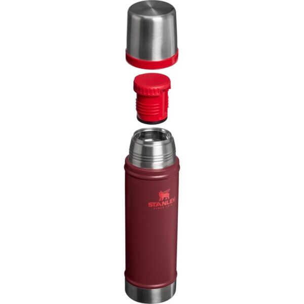 Stanley Klasik Vakumlu Çelik Termos 0,60 Lt Cranberry