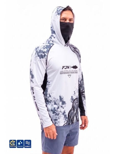 Fujin Relax S26 T-Shirt Buff & Hoodie White Anthracite