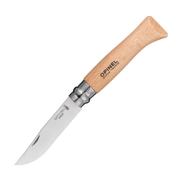 Opinel Inox No 8 Kayın Saplı Paslanmaz Çelik Çakı