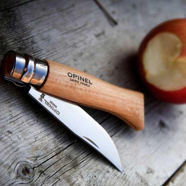 Opinel Inox No 8 Kayın Saplı Paslanmaz Çelik Çakı