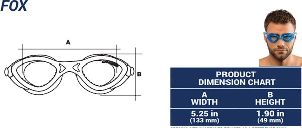 Cressi Fox Deniz Gözlüğü BLACK-BLACK
