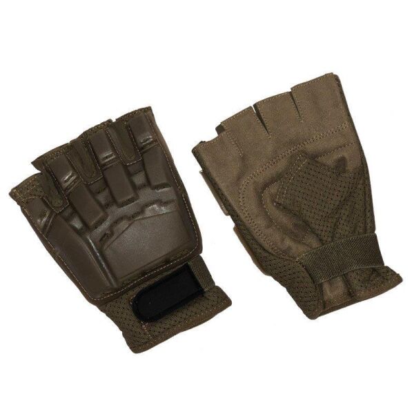 Yarım Parmak Paintball Eldiveni Krem