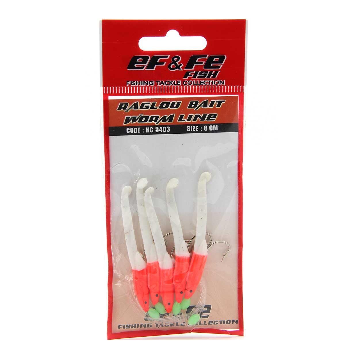 Effe Raglou Kurt Çapari Silikon Yem 6 cm