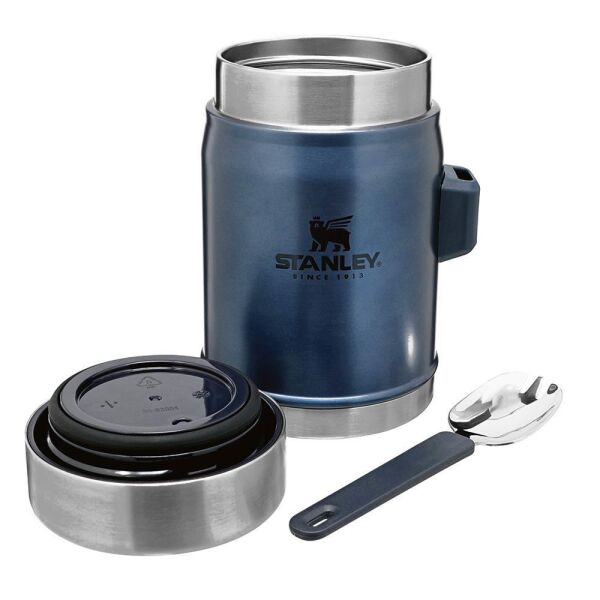 Stanley Klasik Paslanmaz Çelik Yemek Termosu Kaşıklı 0,40 Lt LACİVERT